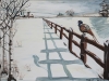 07) 'STOOD UP' (Pheasant in the snow)